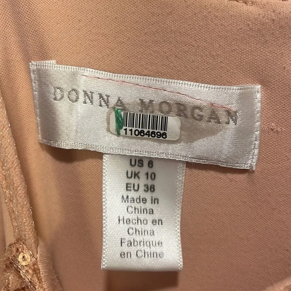 Donna Morgan woman’s rose gold Tiffany gown - Picture 7 of 10